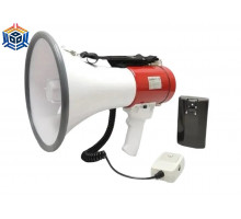 Электромегафон MR-25USB (25 Вт, сирена, запись, USB, AUX, Ремень, Аккумулятор)