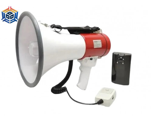 Электромегафон MR-25USB (25 Вт, сирена, запись, USB, AUX, Ремень, Аккумулятор)