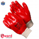 GWARD Ruby Перчатки МБС, интерлок с покрытием ПВХ красного цвета, размер 10 (XL)