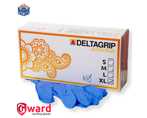 Прочные нитриловые мультифункциональные перчатки «Deltagrip Ultra Plus»