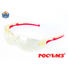 Очки защитные открытые О15 HAMMER ACTIVE StrongGlass™ (2-1,2 PC) светло-желтые