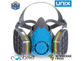 Респираторы фильтрующие UNIX с фильтрами А1В1Е1/ А2В2К2/ А1В1Е1К1/